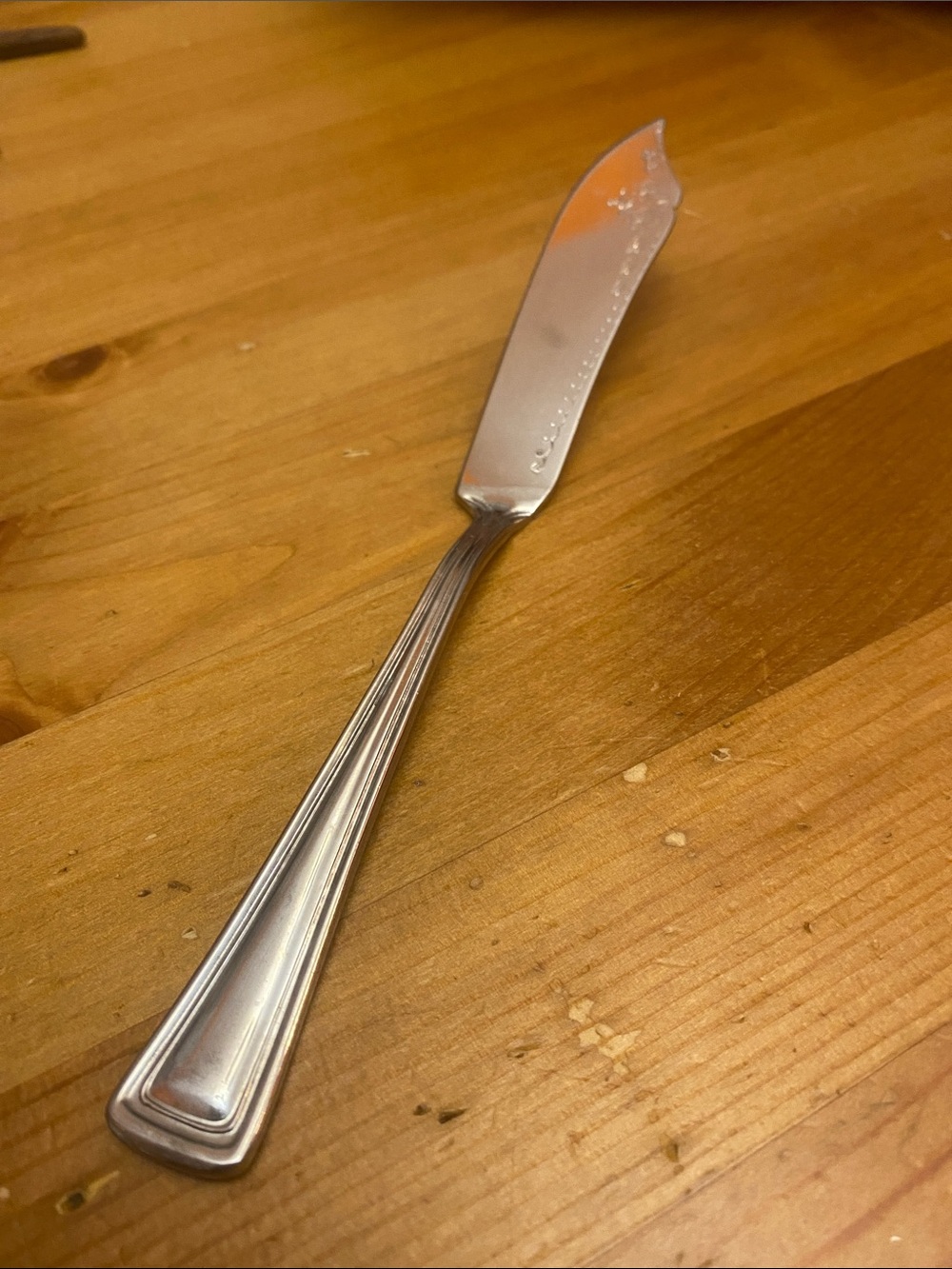 Hostess De Lux Stainless Steel Cake Serving Spatula Silver flower engraving